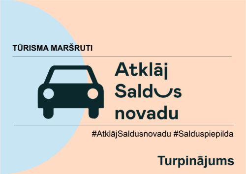 Atklāj saldus novadu plakāts