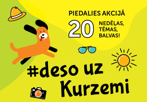 Deso uz Kurzemi plakāts